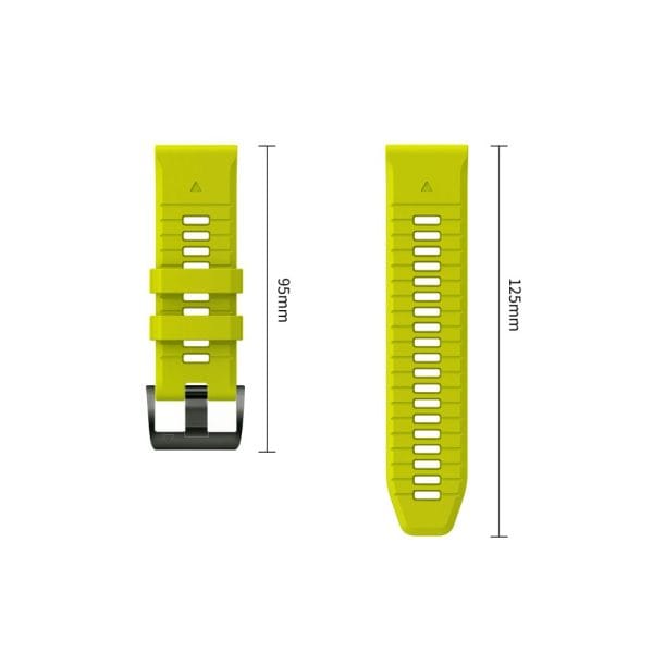 Λουράκι Garmin Fenix 5X / 5X Plus / 6X / 6X Pro / 7X / 8 / 8 Pro / 9 / 9 Pro 51mm Tech-Protect IconBand Pro Lime/Black - Image 4