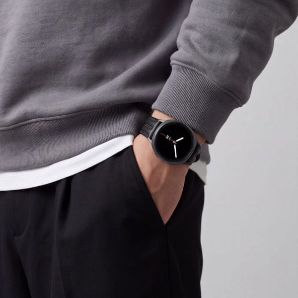 Δερμάτινο Λουράκι Samsung Galaxy Watch 8/9/Classic 40/44/46mm Tech-Protect LeatherFit Craft Black - Image 7