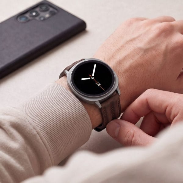 Δερμάτινο Λουράκι Samsung Galaxy Watch 8/9/Classic 40/44/46mm Tech-Protect LeatherFit Craft Brown - Image 8