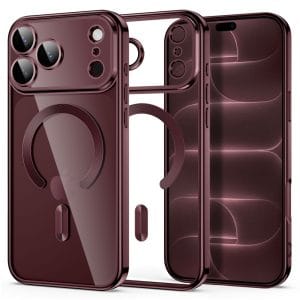Θήκη iPhone 18 Pro / 17 Pro Tech-Protect MagFlex MagSafe Shiny Burgundy