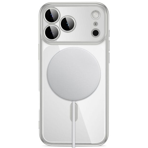 Θήκη iPhone 18 Pro / 17 Pro Tech-Protect MagFlex MagSafe Shiny Silver - Image 4