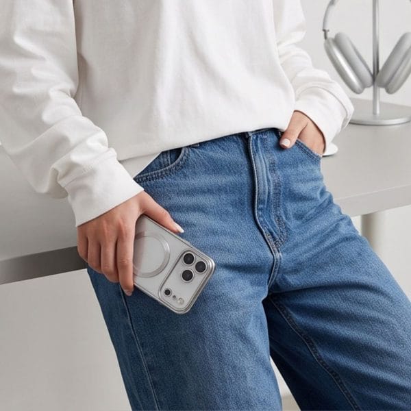 Θήκη iPhone 18 Pro / 17 Pro Tech-Protect MagFlex MagSafe Shiny Silver - Image 7
