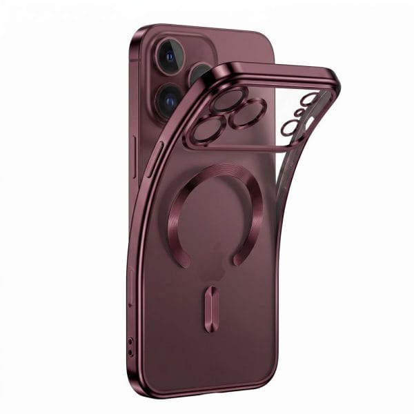 Θήκη iPhone 18 Pro Max / 17 Pro Max Tech-Protect MagFlex MagSafe Shiny Burgundy - Image 5