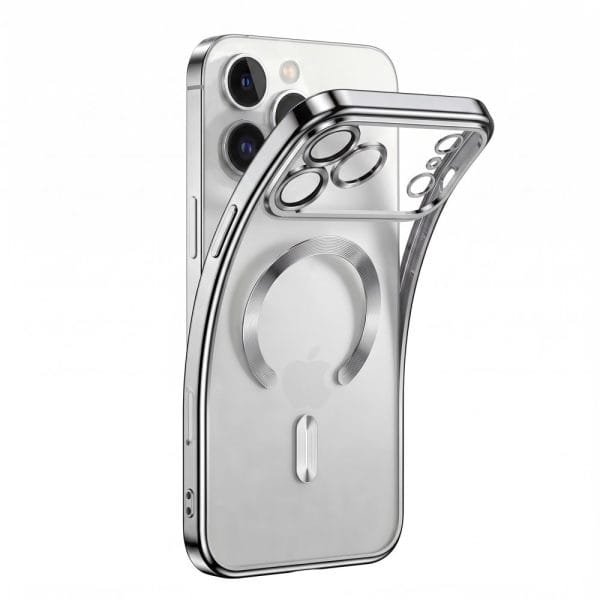 Θήκη iPhone 18 Pro Max / 17 Pro Max Tech-Protect MagFlex MagSafe Shiny Silver - Image 5