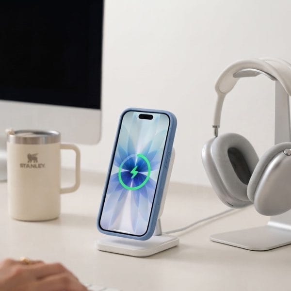 Θήκη iPhone 17 Tech-Protect MagPeak MagSafe CC Matte Mist Blue - Image 9