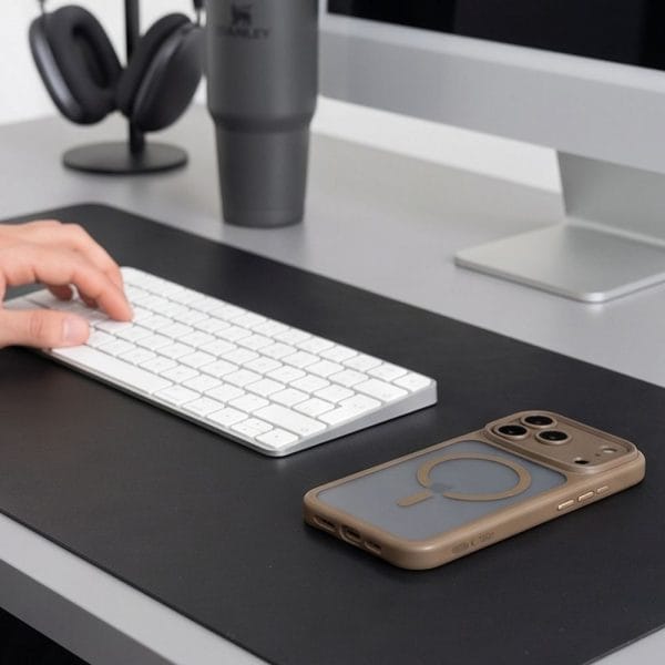 Θήκη iPhone 18 Pro / 17 Pro Tech-Protect MagPeak MagSafe CC Matte Dark Taupe - Image 6