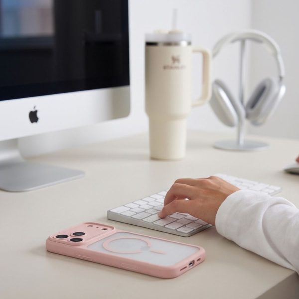 Θήκη iPhone 18 Pro / 17 Pro Tech-Protect MagPeak MagSafe CC Matte Pink - Image 6
