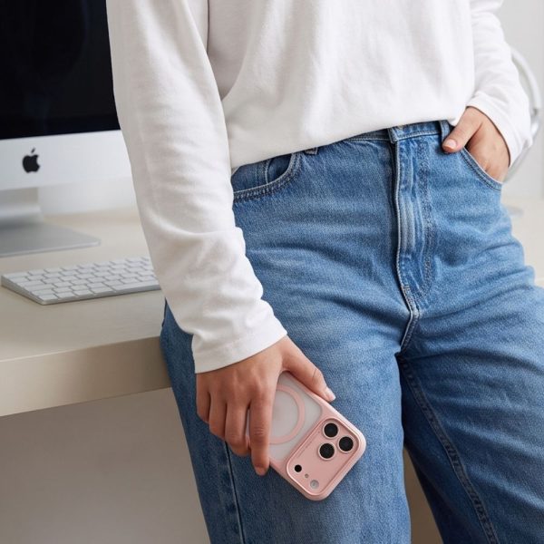 Θήκη iPhone 18 Pro / 17 Pro Tech-Protect MagPeak MagSafe CC Matte Pink - Image 8