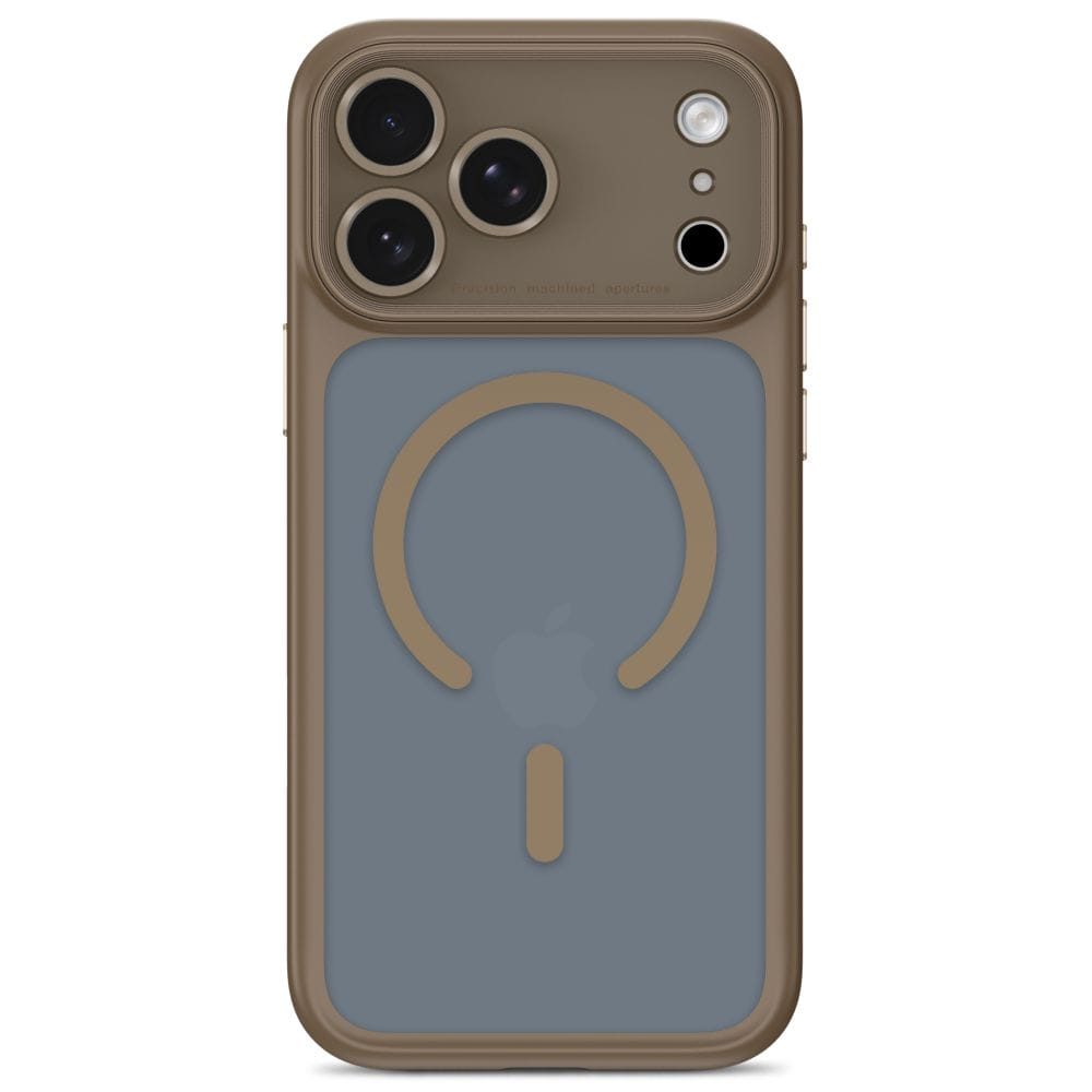 Θήκη iPhone 18 Pro Max / 17 Pro Max Tech-Protect MagPeak MagSafe CC Matte Dark Taupe - Image 3