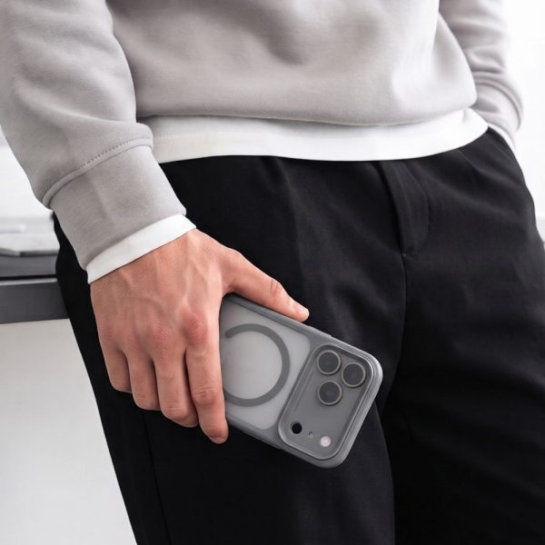 Θήκη iPhone 18 Pro Max / 17 Pro Max Tech-Protect MagPeak MagSafe CC Matte Titanium - Image 9