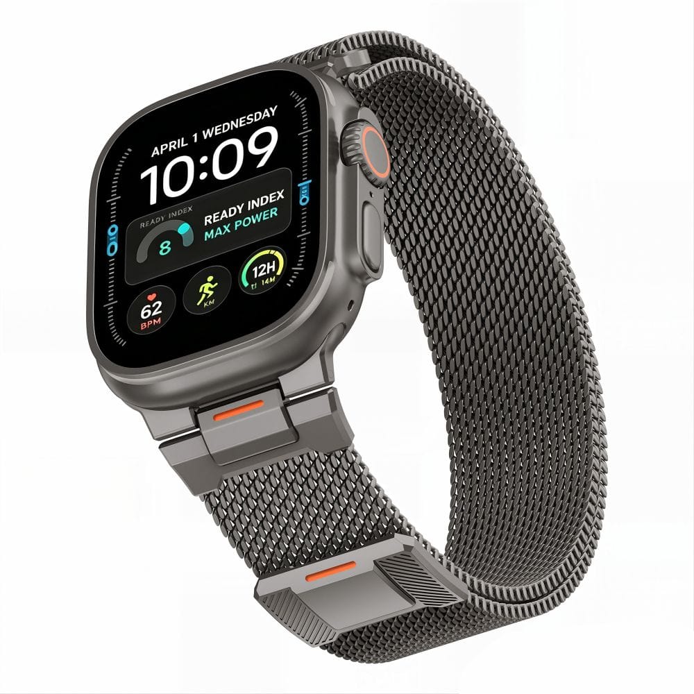 Λουράκι Apple Watch 44/45/46/49mm Tech-Protect Milano Vanguard Gunmetal - Image 3