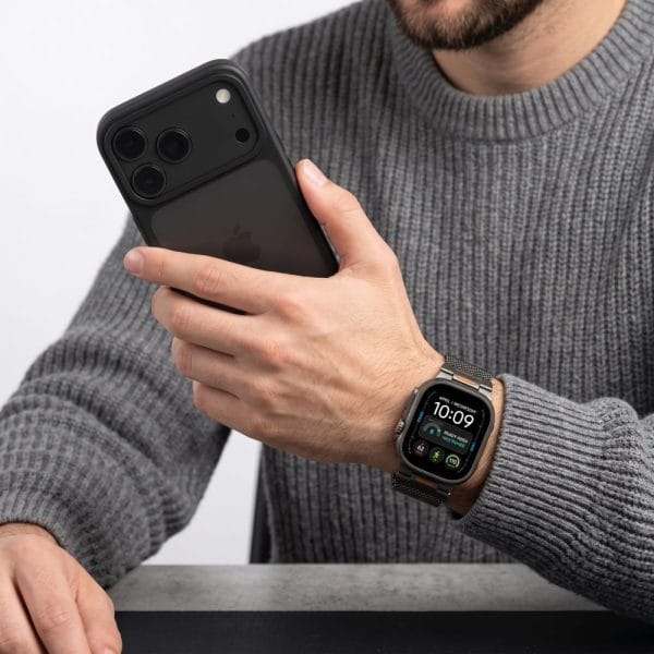 Λουράκι Apple Watch 44/45/46/49mm Tech-Protect Milano Vanguard Gunmetal - Image 5