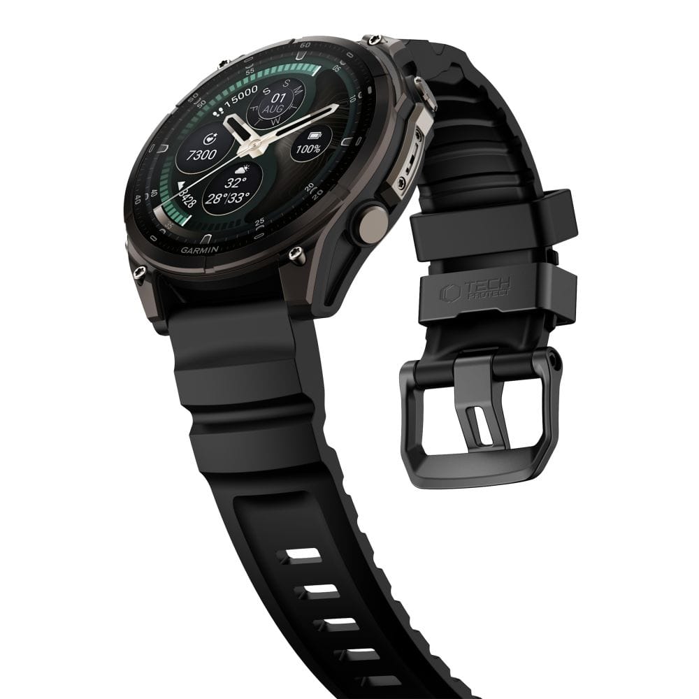 Λουράκι Garmin Fenix 5 / 6 / 6 Pro / 7 / 8 / 8 Pro / 9 / 9 Pro 47mm Tech-Protect Motion Black - Image 3