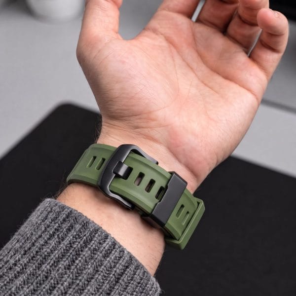 Λουράκι Garmin Fenix 5 / 6 / 6 Pro / 7 / 8 / 8 Pro / 9 / 9 Pro 47mm Tech-Protect Motion Military Green - Image 7