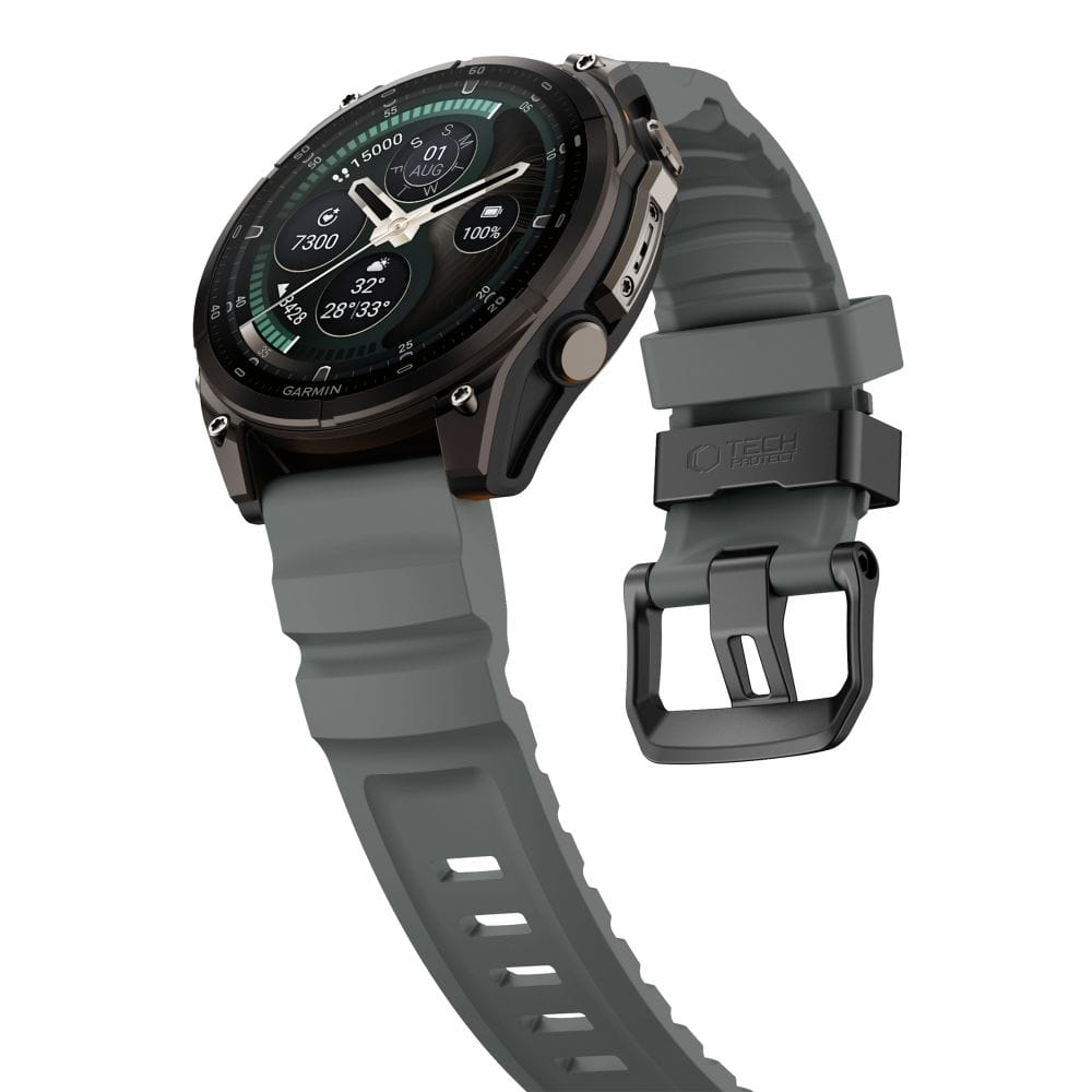 Λουράκι Garmin Fenix 5 / 6 / 6 Pro / 7 / 8 / 8 Pro / 9 / 9 Pro 47mm Tech-Protect Motion Storm Grey - Image 3