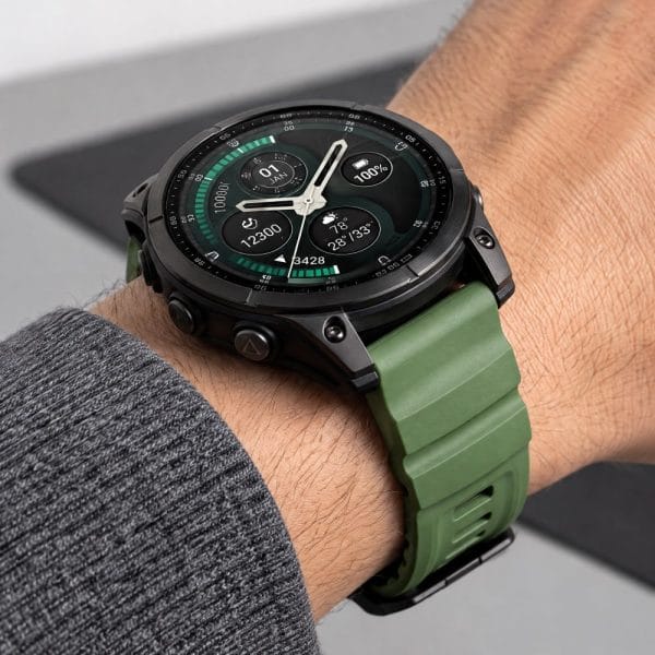 Λουράκι Garmin Fenix 5X / 5X Plus / 6X / 6X Pro / 7X / 8 / 8 Pro / 9 / 9 Pro 51mm Tech-Protect Motion Military Green - Image 6