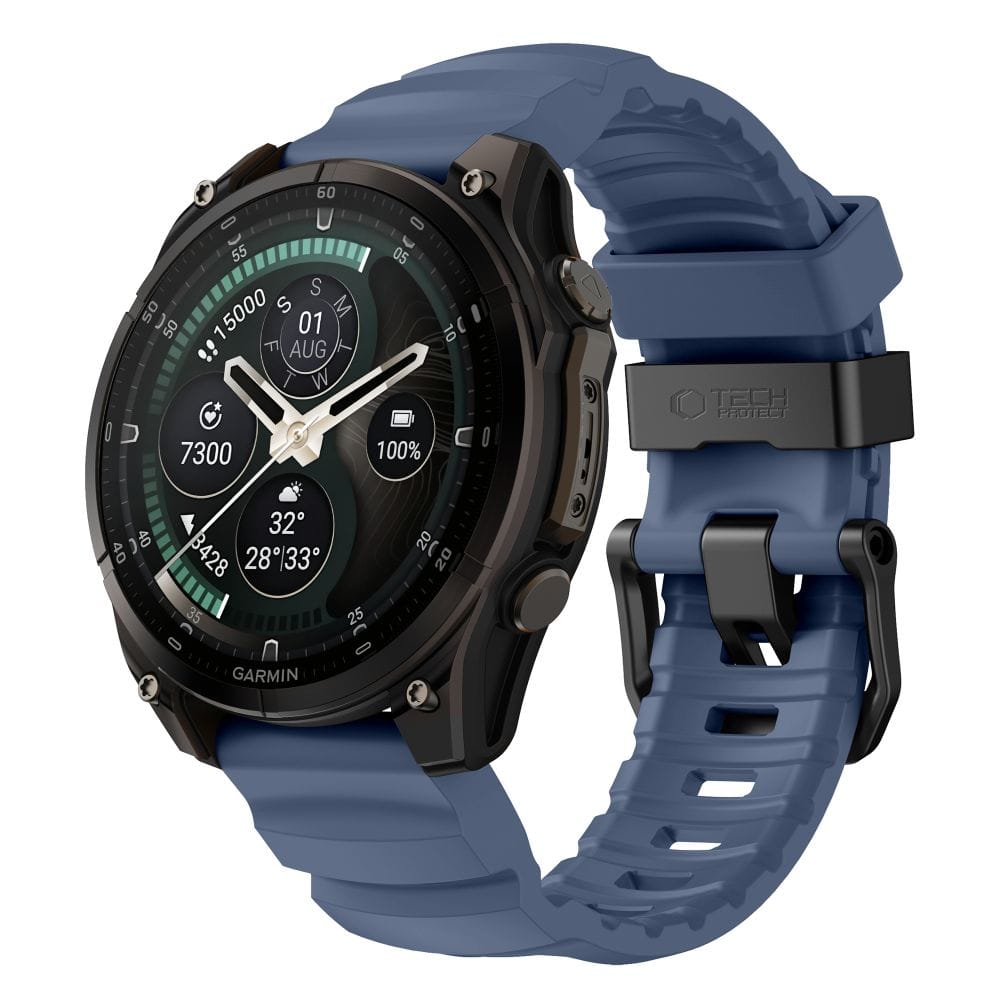 Λουράκι Garmin Fenix 5X / 5X Plus / 6X / 6X Pro / 7X / 8 / 8 Pro / 9 / 9 Pro 51mm Tech-Protect Motion Nautical Blue