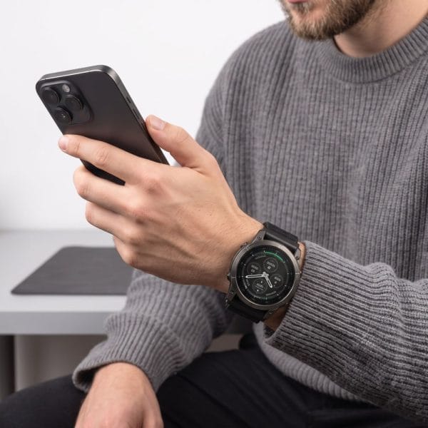 Λουράκι Garmin Fenix 5 / 6 / 6 Pro / 7 / 8 / 8 Pro / 9 / 9 Pro 47mm Tech-Protect Nylon Classic Black - Image 4