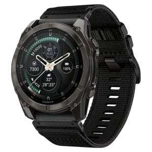 Λουράκι Garmin Fenix 5 6 6 Pro 7 8 8 Pro 9 9 Pro 47mm Tech-Protect Nylon Classic Black
