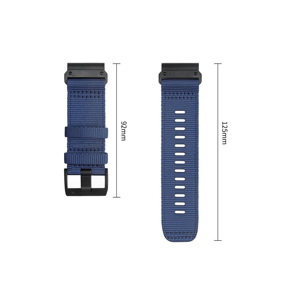 Λουράκι Garmin Fenix 5X / 5X Plus / 6X / 6X Pro / 7X / 8 / 8 Pro / 9 / 9 Pro 51mm Tech-Protect Nylon Classic Midnight Navy - Image 3