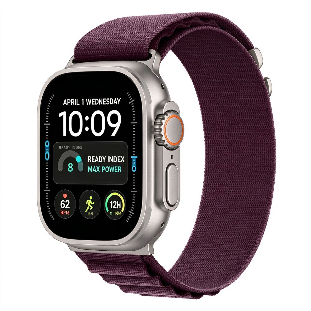 Λουράκι Apple Watch 44/45/46/49mm Tech-Protect Nylon Pro Deep Burgundy - Image 2