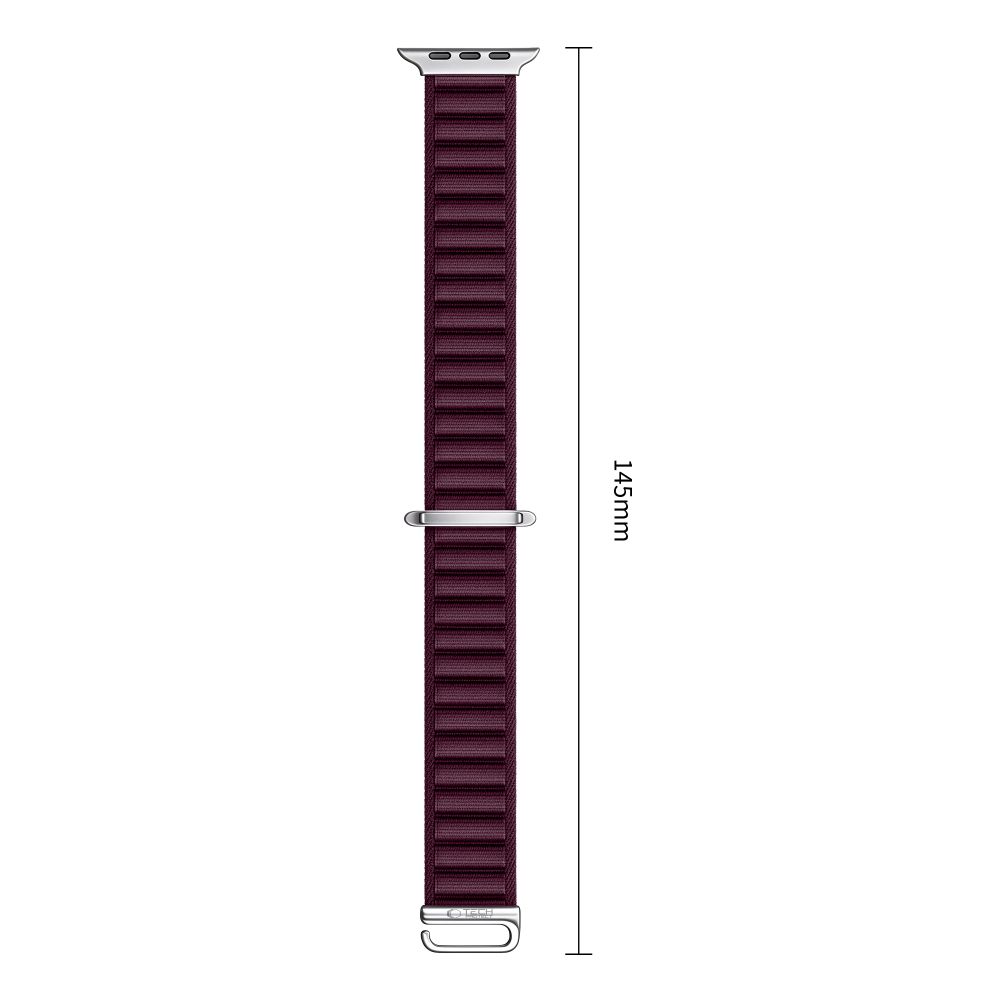 Λουράκι Apple Watch 44/45/46/49mm Tech-Protect Nylon Pro Deep Burgundy - Image 3