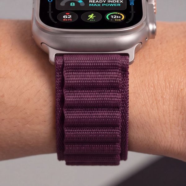 Λουράκι Apple Watch 44/45/46/49mm Tech-Protect Nylon Pro Deep Burgundy - Image 8