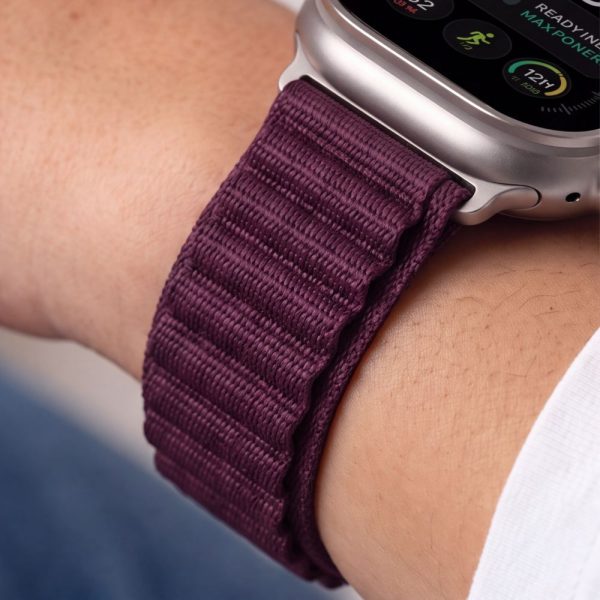 Λουράκι Apple Watch 44/45/46/49mm Tech-Protect Nylon Pro Deep Burgundy - Image 9
