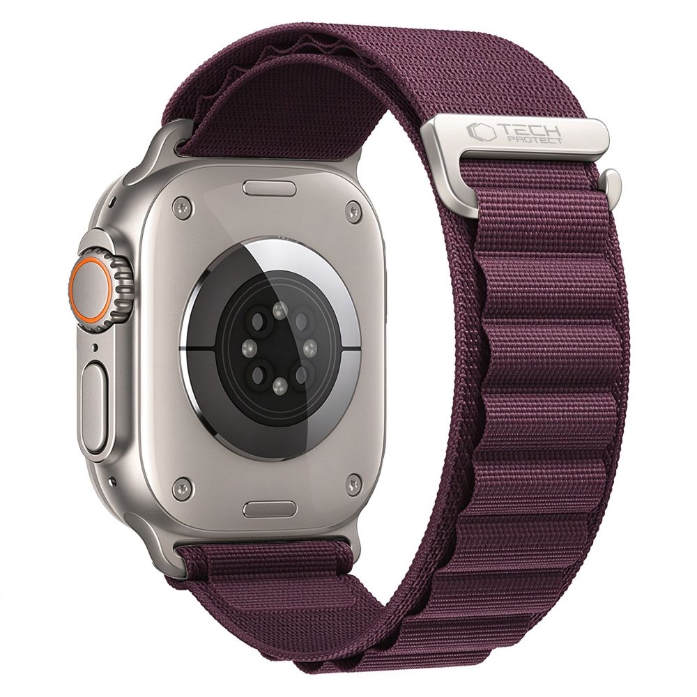 Λουράκι Apple Watch 44/45/46/49mm Tech-Protect Nylon Pro Deep Burgundy