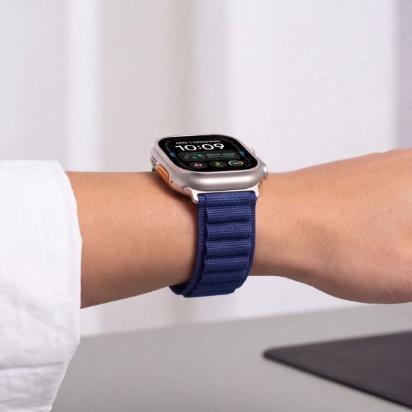 Λουράκι Apple Watch 44/45/46/49mm Tech-Protect Nylon Pro Navy Blue - Image 6