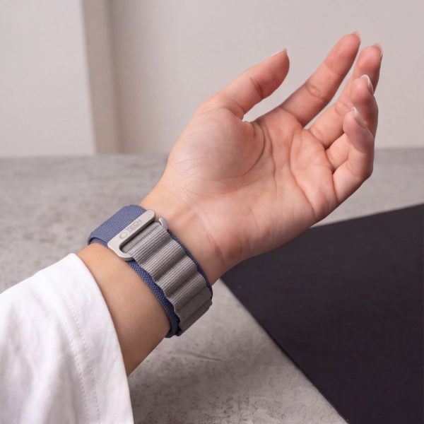 Λουράκι Apple Watch 44/45/46/49mm Tech-Protect Nylon Pro Navy/Grey - Image 5