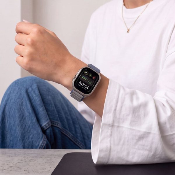 Λουράκι Apple Watch 44/45/46/49mm Tech-Protect Nylon Pro Navy/Grey - Image 7