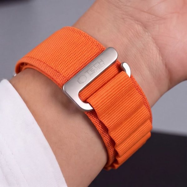 Λουράκι Apple Watch 44/45/46/49mm Tech-Protect Nylon Pro Orange - Image 5