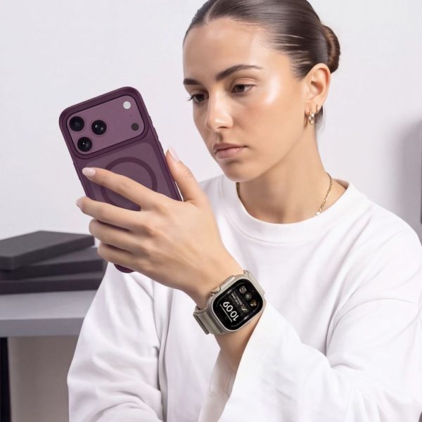 Λουράκι Apple Watch 44/45/46/49mm Tech-Protect Nylon Pro Titanium/Olive - Image 4