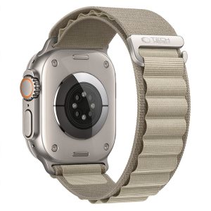 Λουράκι Apple Watch 44/45/46/49mm Tech-Protect Nylon Pro Titanium/Olive