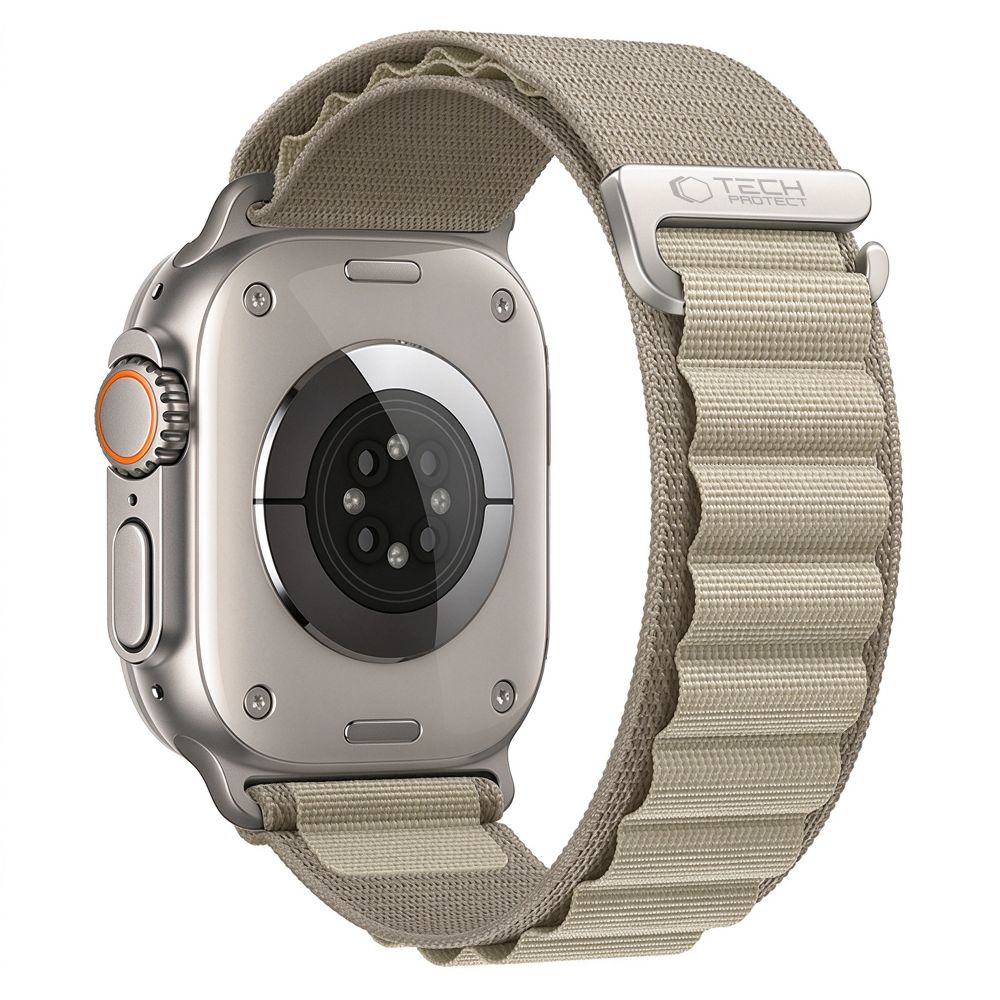 Λουράκι Apple Watch 44/45/46/49mm Tech-Protect Nylon Pro Titanium/Olive