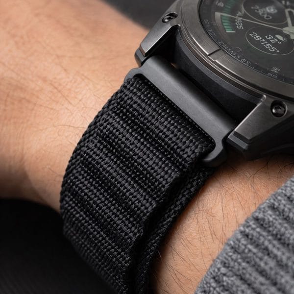 Λουράκι Garmin Fenix 5 / 6 / 6 Pro / 7 / 8 / 8 Pro / 9 / 9 Pro 47mm Tech-Protect Nylon Pro Black - Image 6