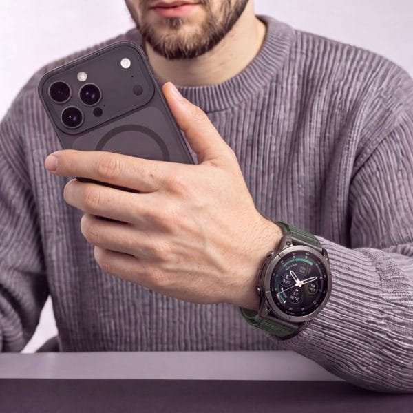 Λουράκι Garmin Fenix 5 / 6 / 6 Pro / 7 / 8 / 8 Pro / 9 / 9 Pro 47mm Tech-Protect Nylon Pro Military Green - Image 4