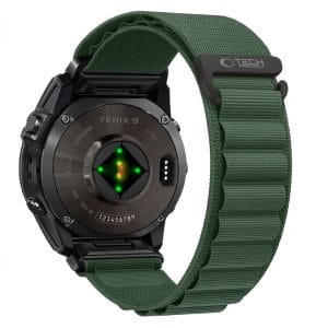 Λουράκι Garmin Fenix 5 / 6 / 6 Pro / 7 / 8 / 8 Pro / 9 / 9 Pro 47mm Tech-Protect Nylon Pro Military Green