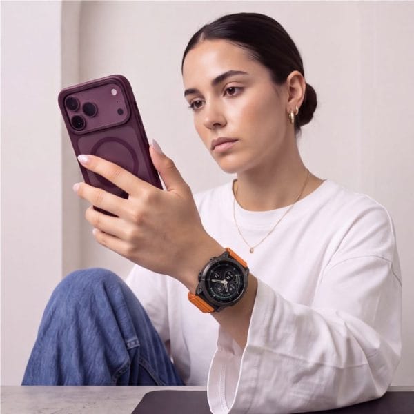 Λουράκι Garmin Fenix 5 / 6 / 6 Pro / 7 / 8 / 8 Pro / 9 / 9 Pro 47mm Tech-Protect Nylon Pro Orange - Image 4