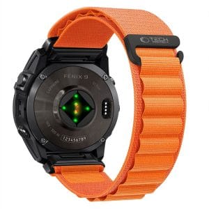 Λουράκι Garmin Fenix 5 / 6 / 6 Pro / 7 / 8 / 8 Pro / 9 / 9 Pro 47mm Tech-Protect Nylon Pro Orange