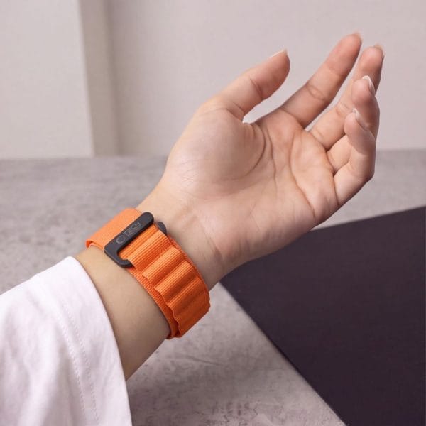 Λουράκι Garmin Fenix 5 / 6 / 6 Pro / 7 / 8 / 8 Pro / 9 / 9 Pro 47mm Tech-Protect Nylon Pro Orange - Image 5