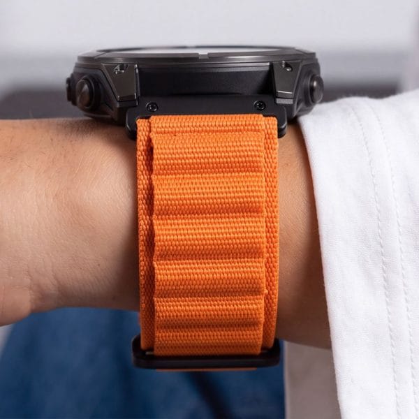 Λουράκι Garmin Fenix 5 / 6 / 6 Pro / 7 / 8 / 8 Pro / 9 / 9 Pro 47mm Tech-Protect Nylon Pro Orange - Image 7