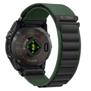 Λουράκι Garmin Fenix 5X / 5X Plus / 6X / 6X Pro / 7X / 8 / 8 Pro / 9 / 9 Pro 51mm Tech-Protect Nylon Pro Green/Black