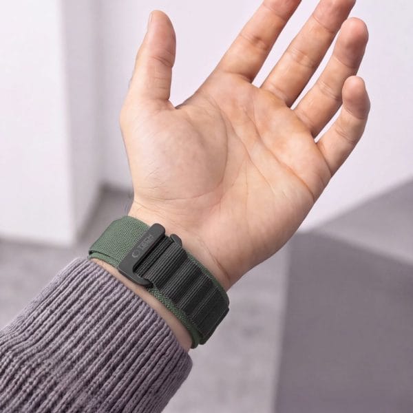 Λουράκι Garmin Fenix 5X / 5X Plus / 6X / 6X Pro / 7X / 8 / 8 Pro / 9 / 9 Pro 51mm Tech-Protect Nylon Pro Green/Black - Image 5