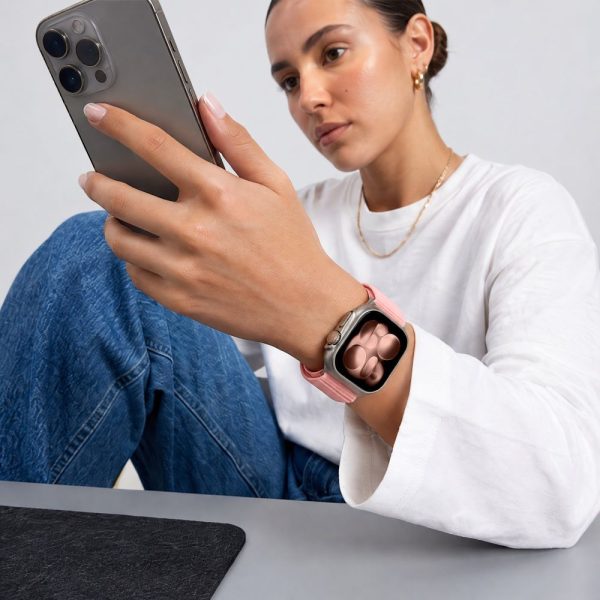 Λουράκι Apple Watch 40/41/42mm Tech-Protect NylonLoop Blush Pink - Image 4