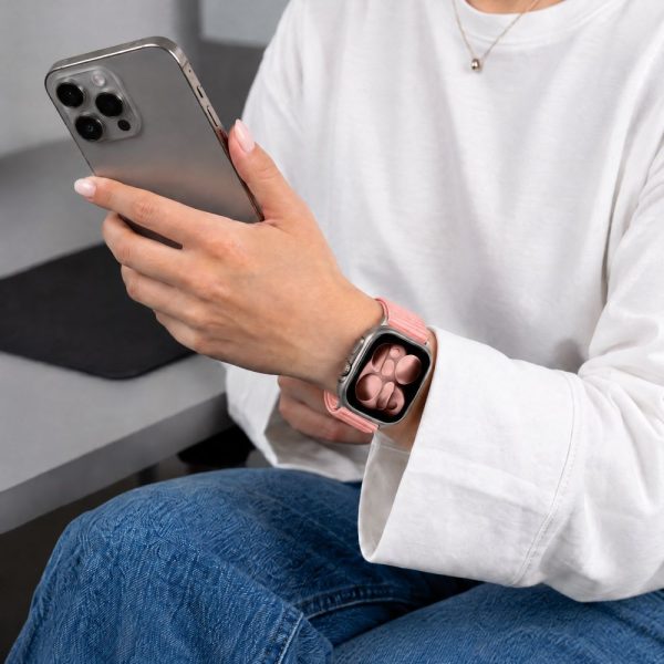 Λουράκι Apple Watch 40/41/42mm Tech-Protect NylonLoop Blush Pink - Image 6