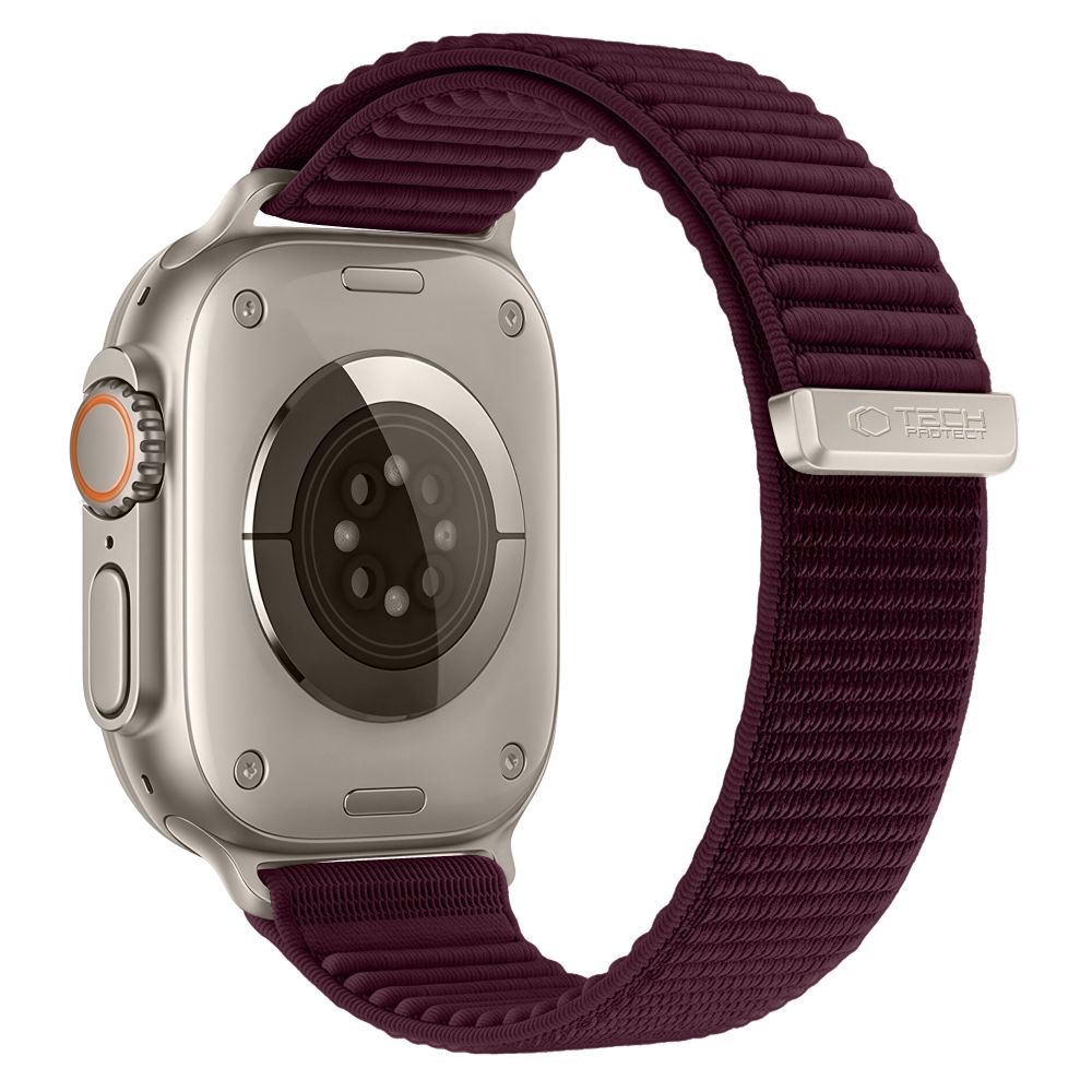 Λουράκι Apple Watch 40/41/42mm Tech-Protect NylonLoop Deep Burgundy - Image 2