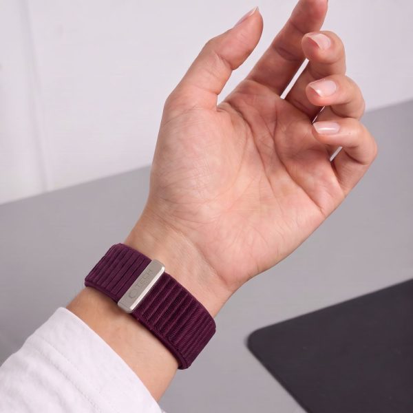 Λουράκι Apple Watch 40/41/42mm Tech-Protect NylonLoop Deep Burgundy - Image 5