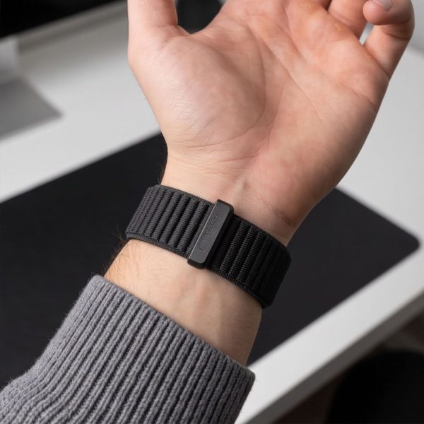 Λουράκι Apple Watch 44/45/46/49mm Tech-Protect NylonLoop Black - Image 5
